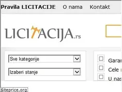 Sites similar to licitacija.rs