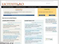 Sites similar to licitatii.ro