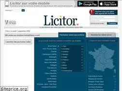 Sites similar to licitor.com