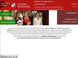 Sites similar to licorneaventures.com