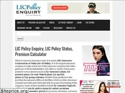 Sites similar to licpolicyenquiry.com