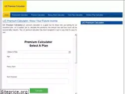 Sites similar to licpremiumcalculator.com