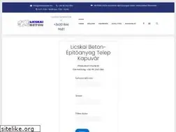 Sites similar to licskaibeton.hu