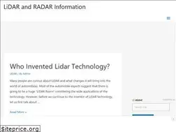 Sites similar to lidarradar.com