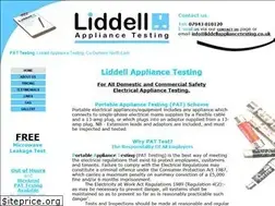 Sites similar to liddellappliancetesting.co.uk