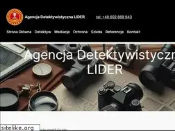Sites similar to lider-ochrona.pl