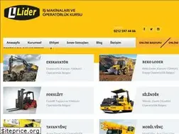Sites similar to liderismakinelerikursu.com