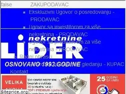 Sites similar to lidernekretnine.rs