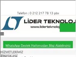 Sites similar to liderteknoloji.com.tr