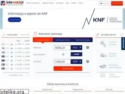 Sites similar to liderwalut.pl