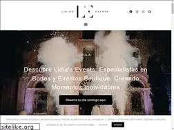Sites similar to lidiasevents.com