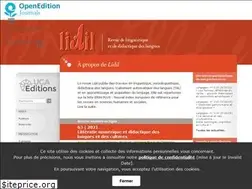 Sites similar to lidil.revues.org