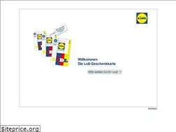 Sites similar to lidl-giftcard.eu