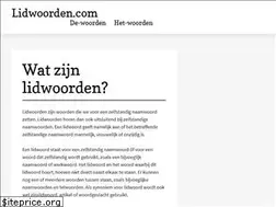 Sites similar to lidwoorden.com