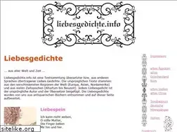 Sites similar to liebesgedichte.info