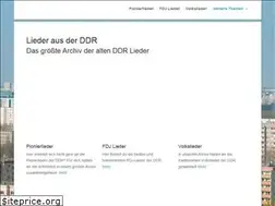 Sites similar to lieder-aus-der-ddr.de