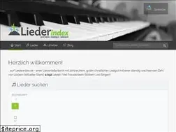 Sites similar to liederindex.de