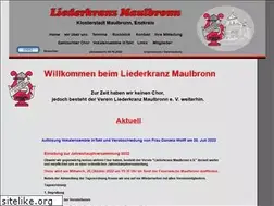 Sites similar to liederkranz-maulbronn.de