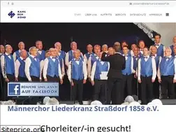 Sites similar to liederkranz-strassdorf.de