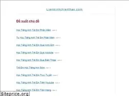 Sites similar to lienminhchienthan.com