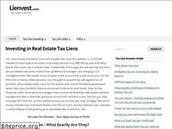 Sites similar to lienvest.com