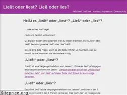 Sites similar to liest-liesst.de