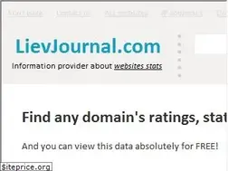 Sites similar to lievjournal.com