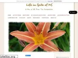 Sites similar to life-in-spite-of-ms.com