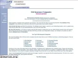 Sites similar to life-insurance-companies.com