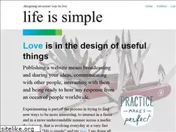 Sites similar to life-is-simple.net