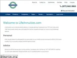 Sites similar to lifeannuities.com
