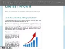 Sites similar to lifeasiknowit22.blogspot.com