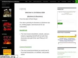 Sites similar to lifebalanceb2b.com