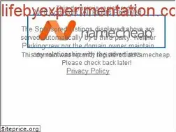 Sites similar to lifebyexperimentation.com