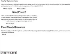 Sites similar to lifechurch.com