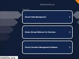 Sites similar to lifechurch.eu