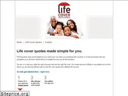 Sites similar to lifecoversouthafrica.co.za