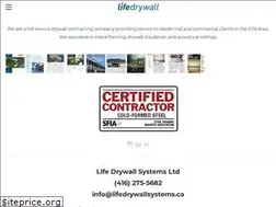 Sites similar to lifedrywallsystems.ca