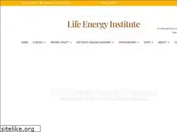 Sites similar to lifeenergyinstitute.net
