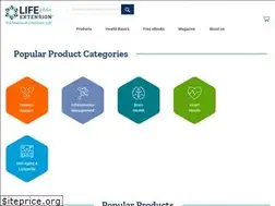 Sites similar to lifeextension.asia