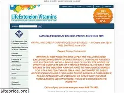 Sites similar to lifeextensionvitamins.com