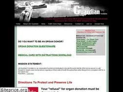 Sites similar to lifeguardianfoundation.org