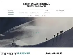 Sites similar to lifeinbalancephysicaltherapy.com