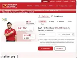 Sites similar to lifeinsurance.adityabirlacapital.com