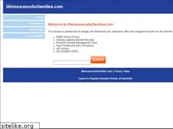 Sites similar to lifeinsuranceforfamilies.com