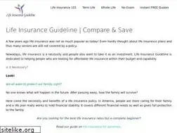 Sites similar to lifeinsuranceguideline.com