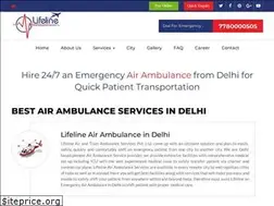 Sites similar to lifelineairambulance.in