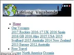 Sites similar to lifelongvagabonds.com