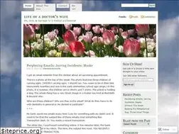 Sites similar to lifeofadoctorswife.wordpress.com