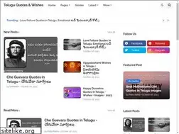 Sites similar to lifequotesintelugu.com